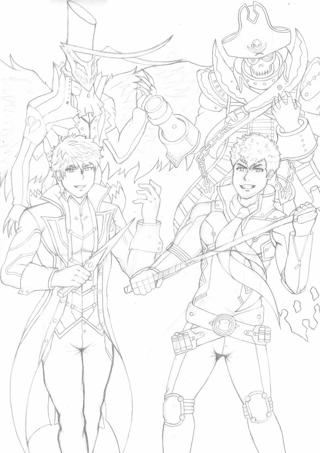 Contoh Hasil Scan Sketsa Tradisional