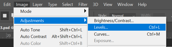 Cara Membuka Menu Levels