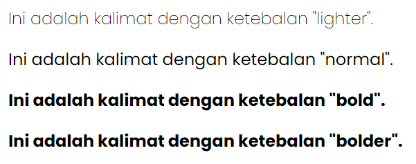output dari kode tersebut