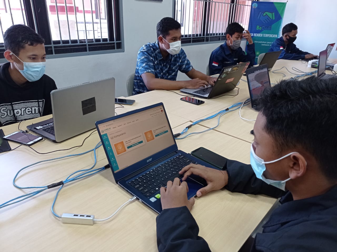 Pelaksanaan UKK SMK Tunas Harapan Pati bersama Gamelab Indonesia