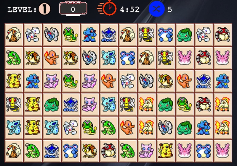Game Onet yang dikerjakan Andika untuk Educa Studio