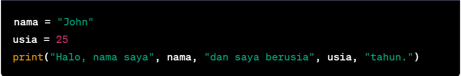 Sintaksis Dasar Python - GAMELAB.ID
