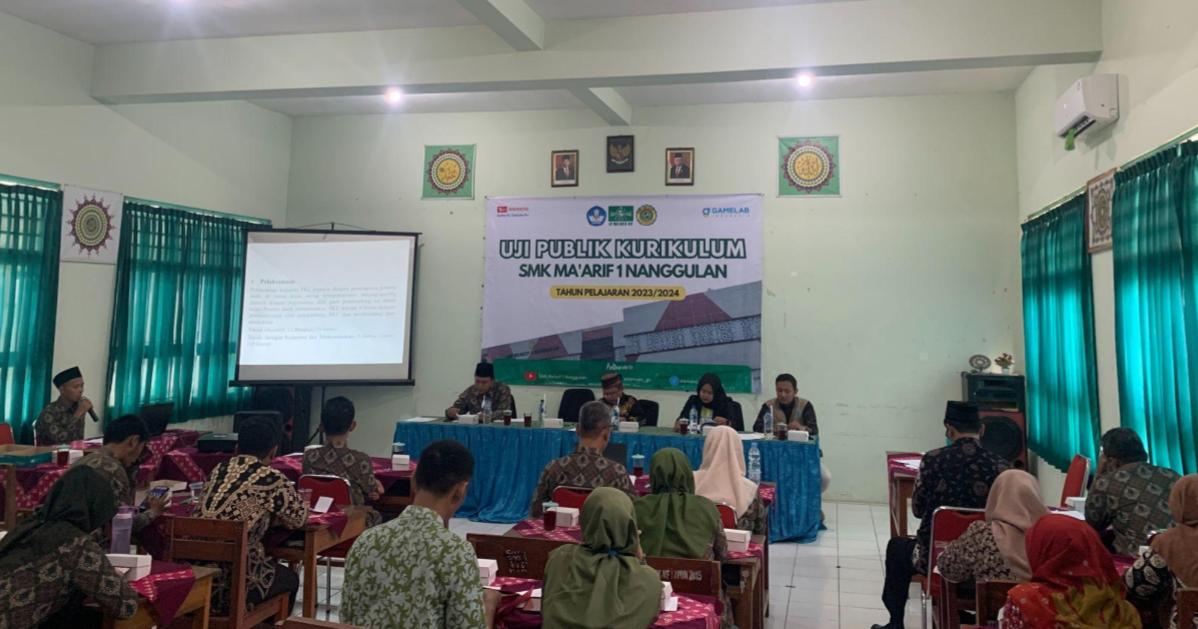 Uji Publik Kurikulum SMK Maarif 1 Nanggulan - GAMELAB.ID