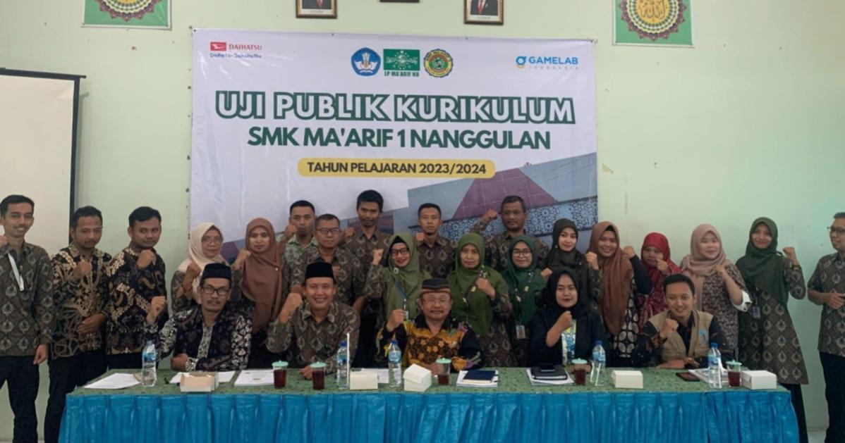 Uji Publik Kurikulum SMK Maarif 1 Nanggulan - GAMELAB.ID