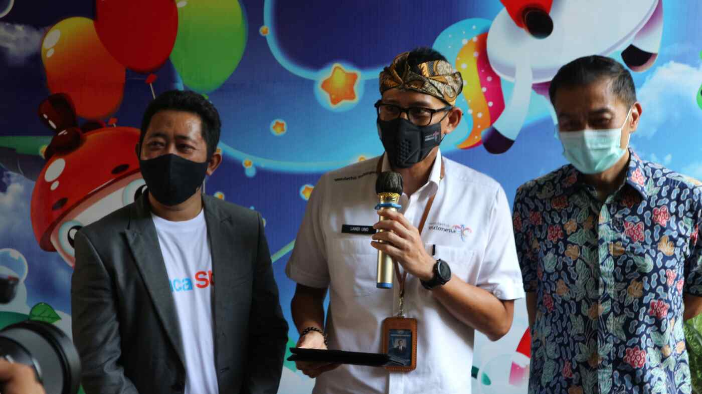 Gambar: Dukungan dari Menparekraf untuk Educa Studio